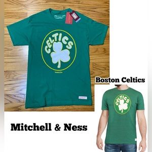 Mitchell & Ness Kelly Green Boston Celtics Hardwood Classics T-shirt Men’s Sz M